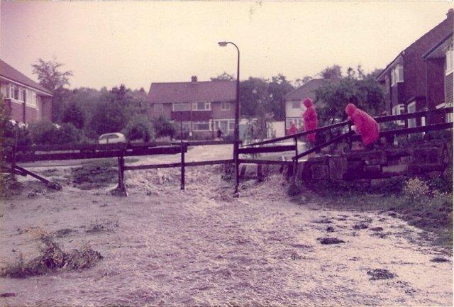 Flash flood of the area in 1982